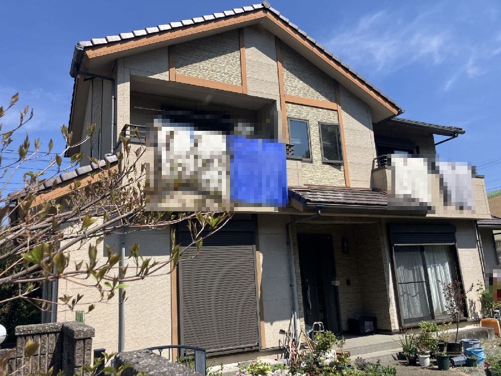 奈良市の外壁塗装、防水工事をリペイント匠が施工した写真