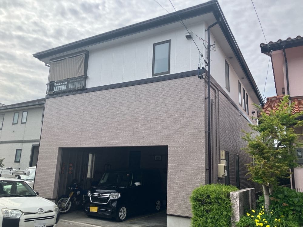 生駒市H様_全体_施工後3 生駒市の外壁塗装をリペイント匠が施工した写真