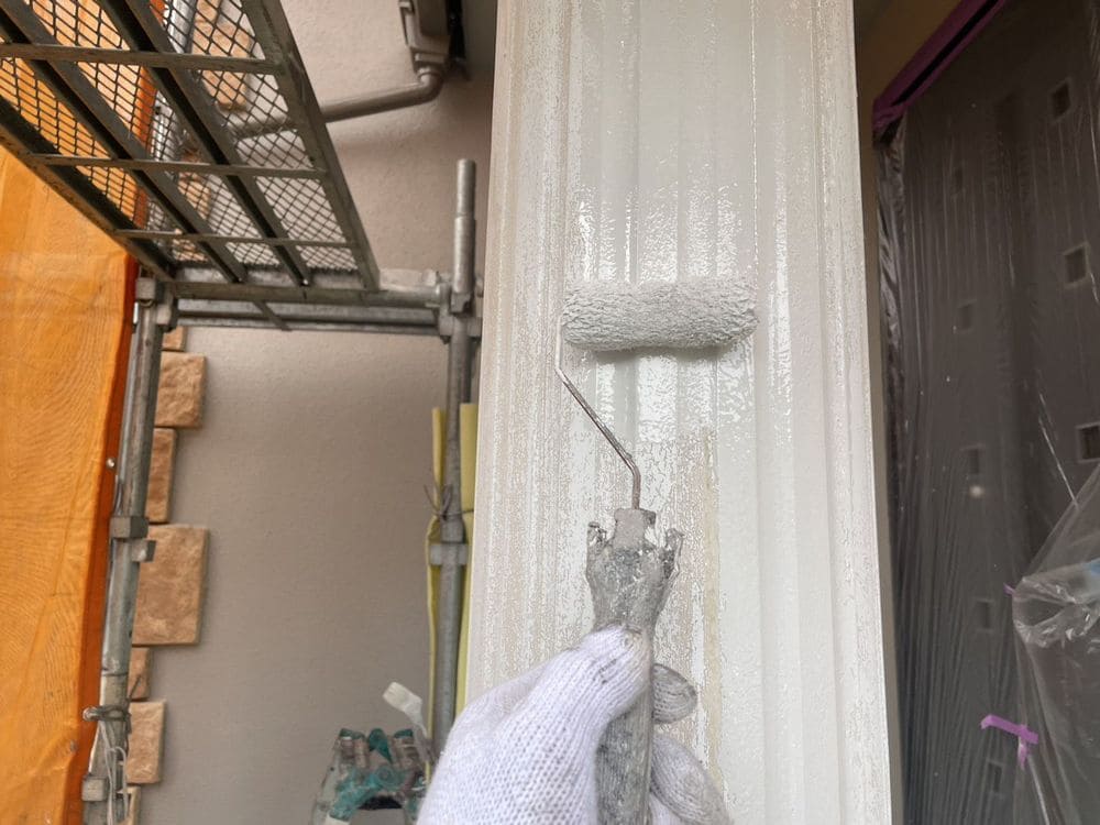 A様(橿原市ゆめが丘)付帯部 橿原市の外壁塗装、屋根塗装をリペイント匠が施工した写真