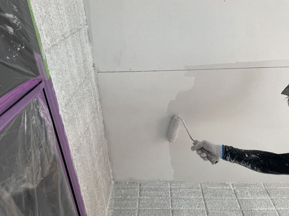 生駒市の外壁塗装、屋根塗装、防水工事をリペイント匠が施工した写真