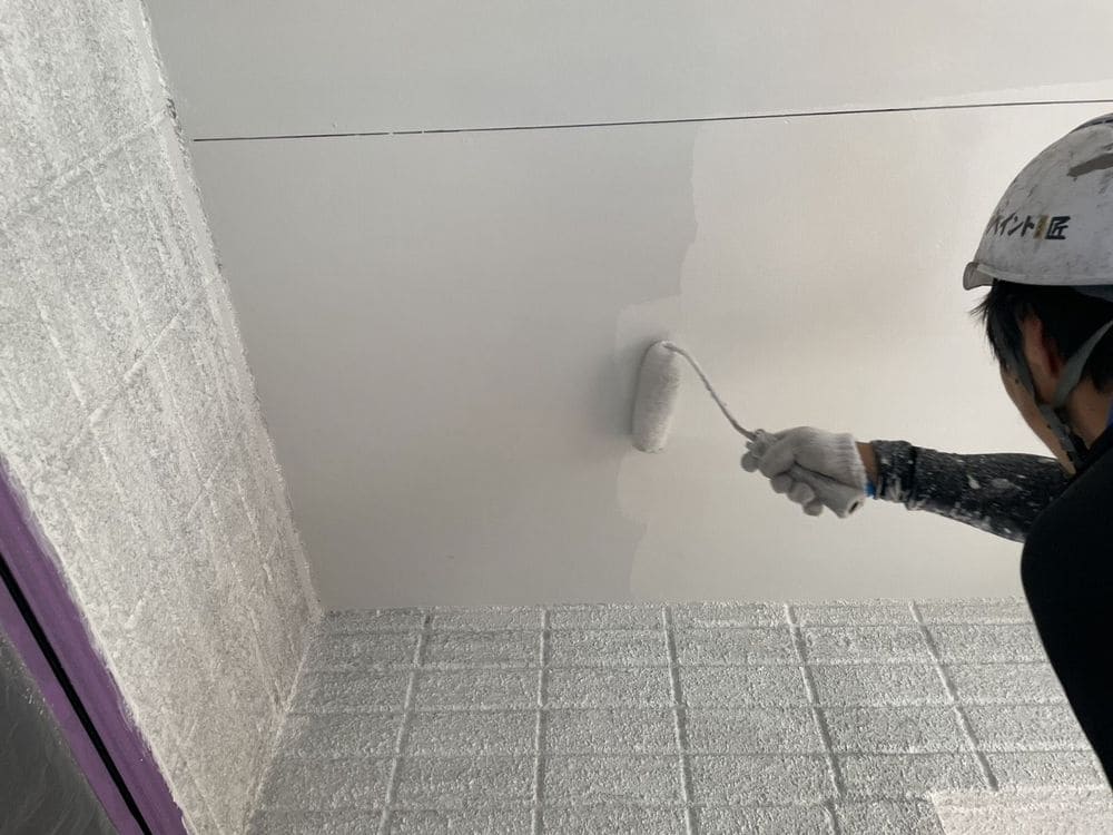 生駒市の外壁塗装、屋根塗装、防水工事をリペイント匠が施工した写真