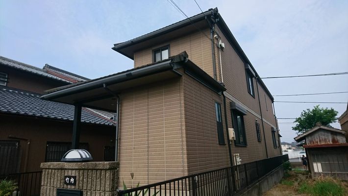 屋根塗装　外壁塗装　三重県津市