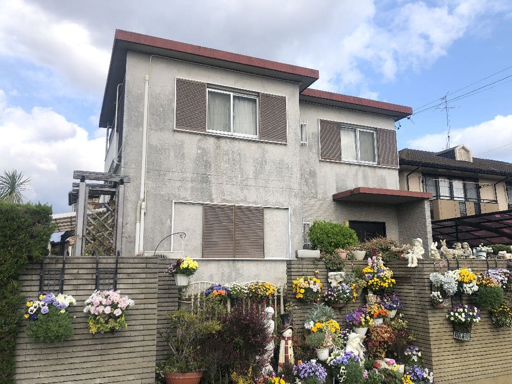T様(久居)施工前 津市の外壁塗装をリペイント匠が施工した写真