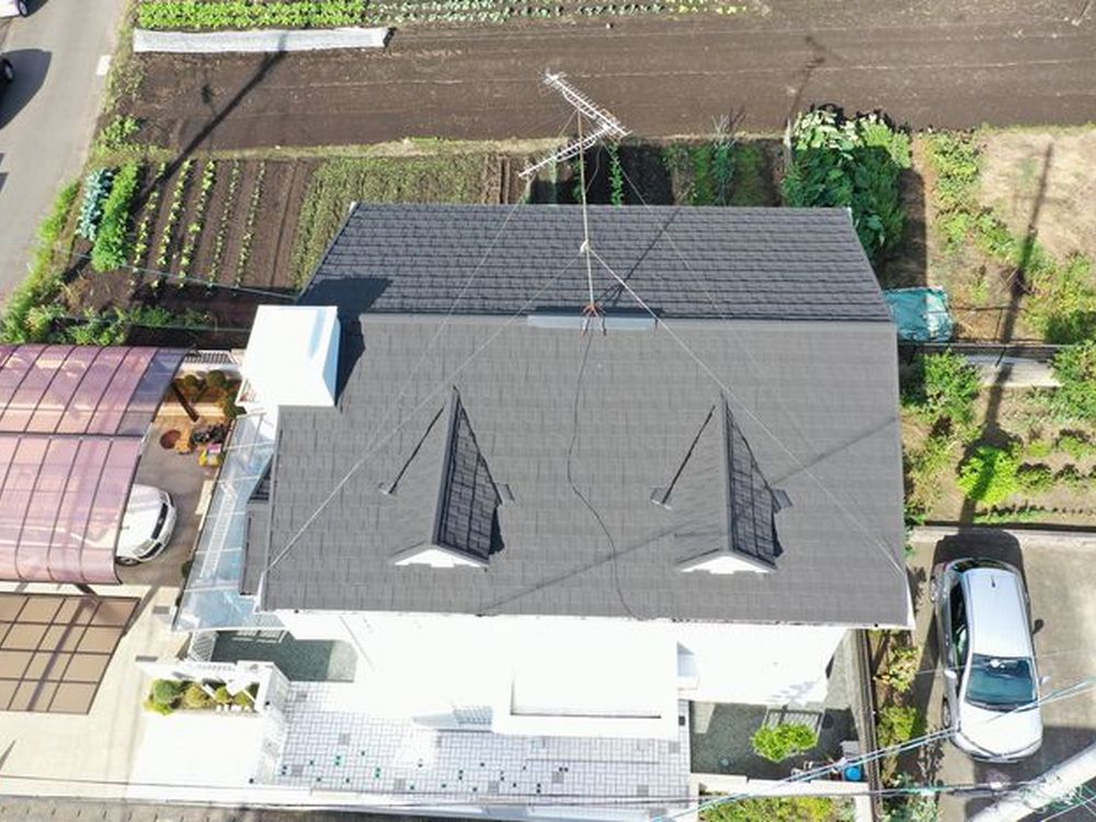 津市で屋根工事をリペイント匠が施工した写真