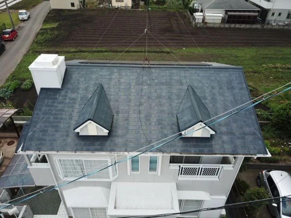 津市で屋根工事をリペイント匠が施工した写真