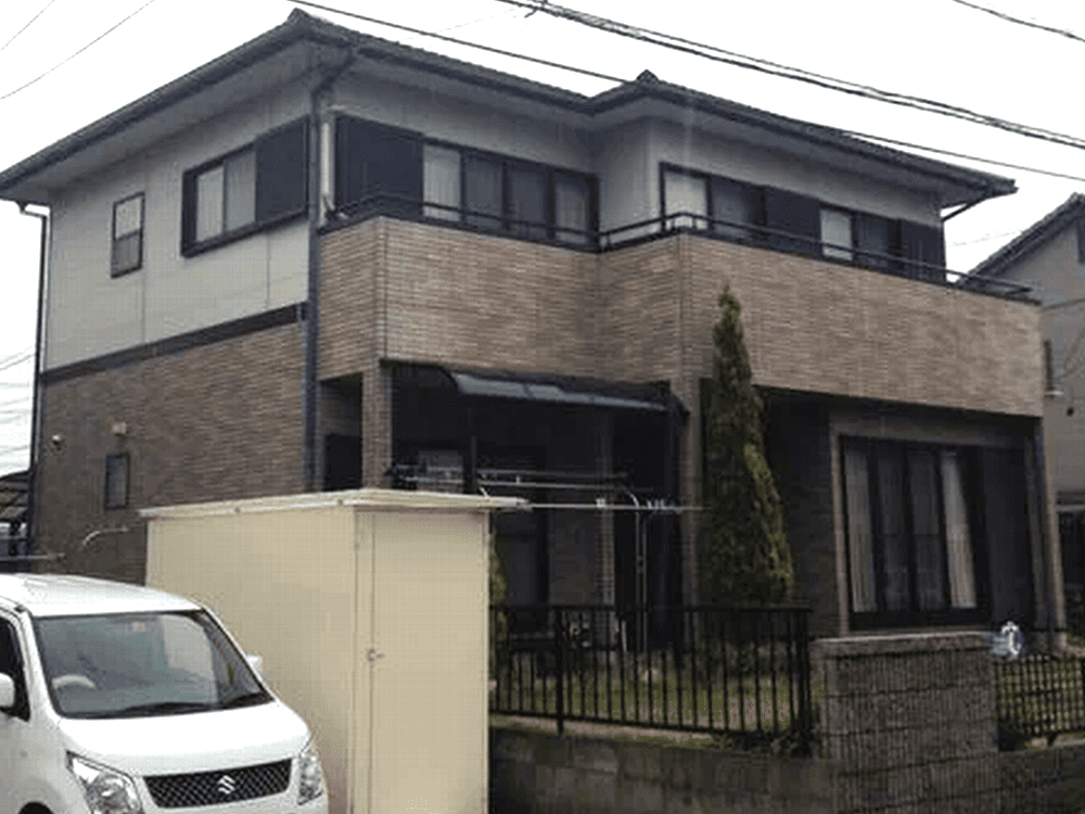 S様(鈴鹿)施工前 (3) 鈴鹿市の外壁塗装をリペイント匠が施工した写真