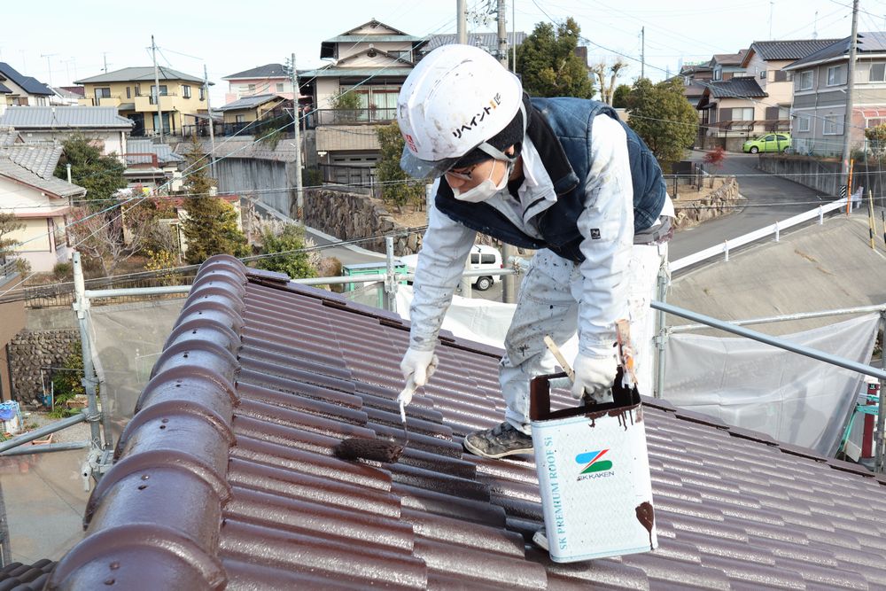 モニエル瓦、屋根塗装・リペイント匠