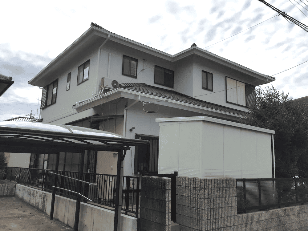 松阪市の外壁塗装をリペイント匠が施工した写真