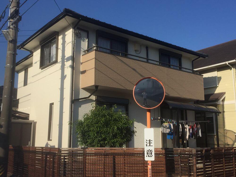 四日市市の外壁塗装をリペイント匠が施工した写真