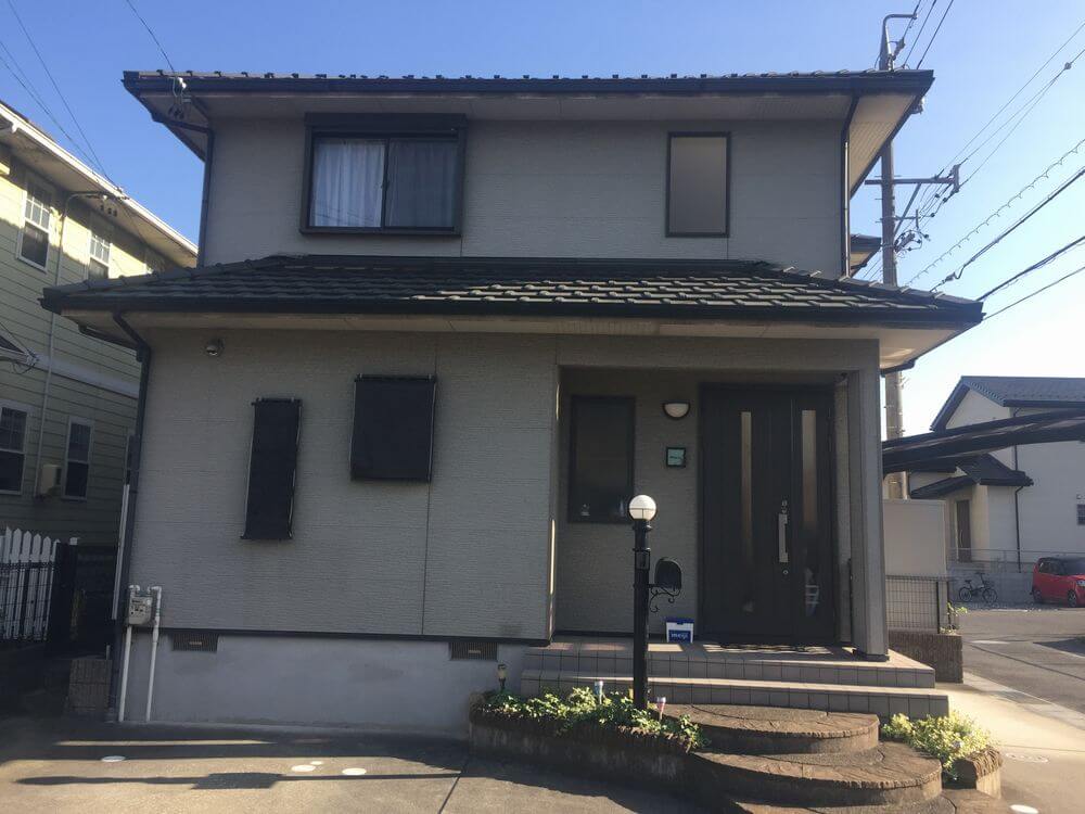 四日市市の外壁塗装をリペイント匠が施工した写真