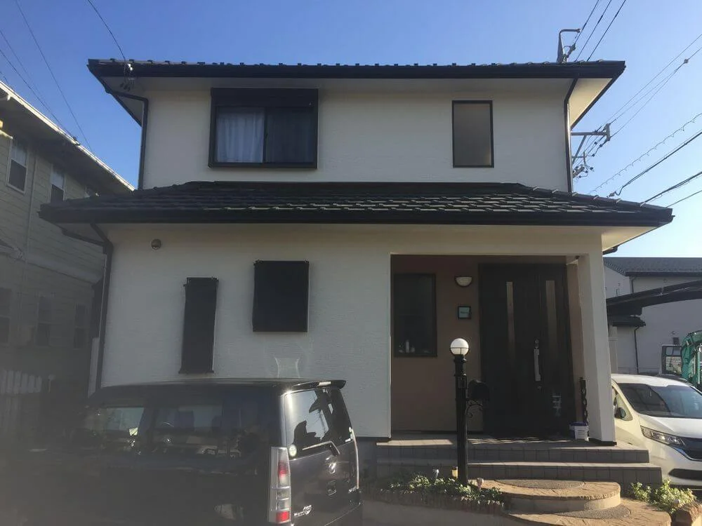 四日市市の外壁塗装をリペイント匠が施工した写真
