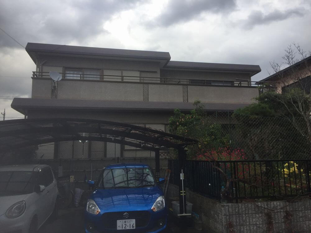 三重県津市フッ素外壁塗装前:リペイント匠