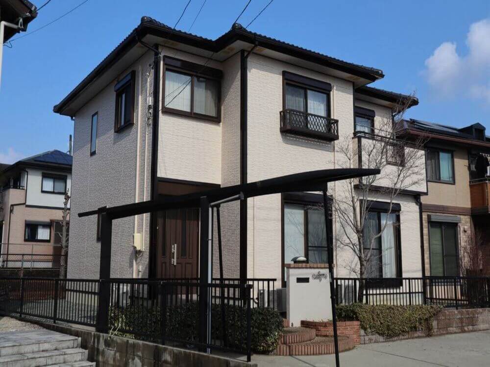 津市の外壁塗装、屋根塗装をリペイント匠が施工した写真