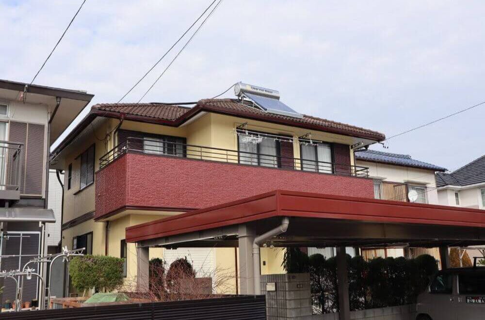 鈴鹿市の外壁塗装をリペイント匠が施工した写真