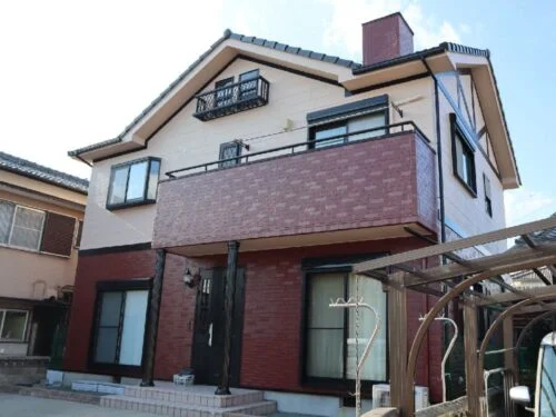 鈴鹿市の外壁塗装、屋根塗装を施工した写真