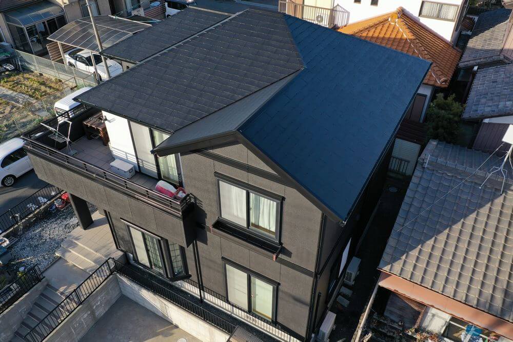 施工後(屋根) 2 (3) (1) リペイント匠、外壁塗装、屋根塗装、津市