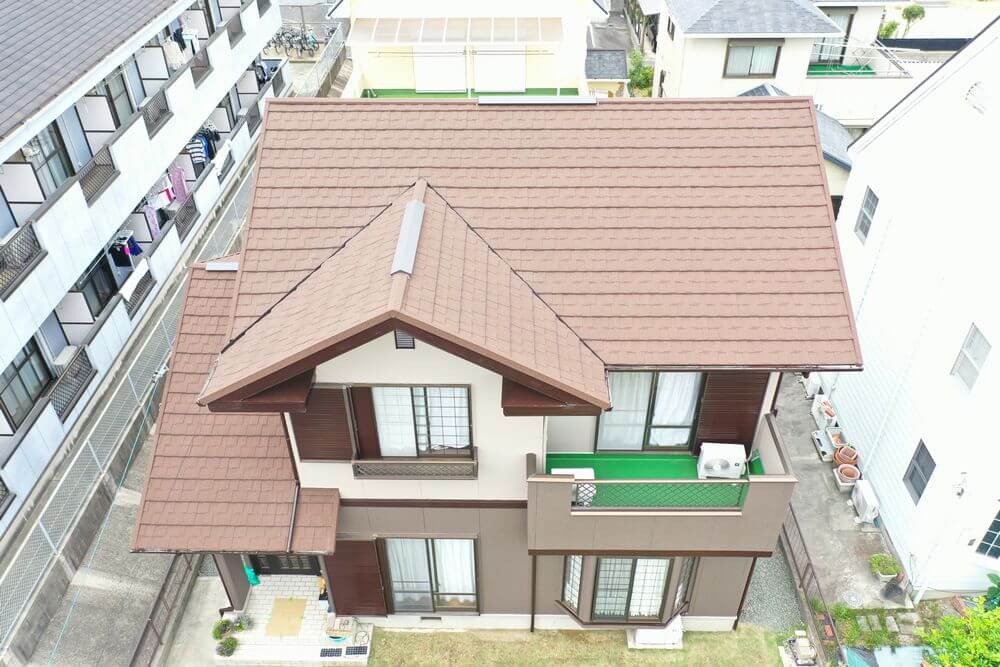 施工後(屋根) 1 (2) (1) 鈴鹿市、屋根カバー工法、リペイント匠