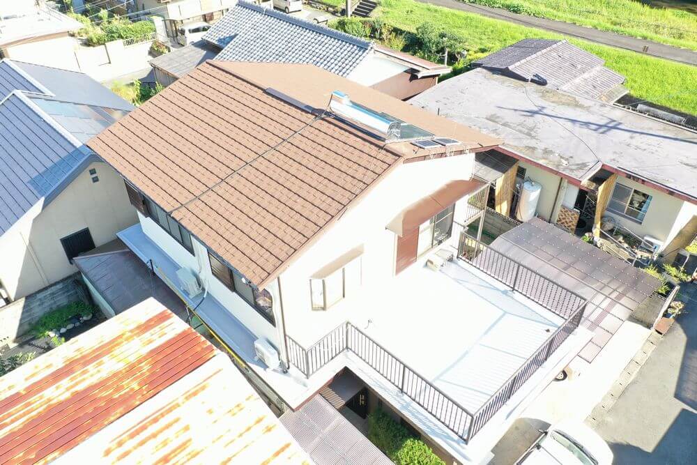 施工後(屋根) 2 (1) 屋根カバー工法 津市 デクラ