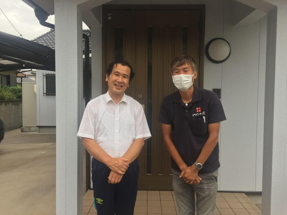 2ショット (1) 外壁塗装 屋根カバー工事 無機塗料 リペイント匠