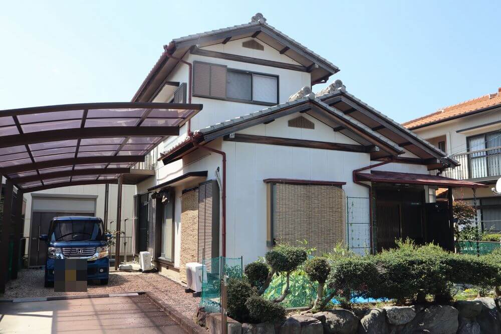 施工前 2 (3) (1) 外壁塗装 屋根カバー工事 無機塗料 リペイント匠