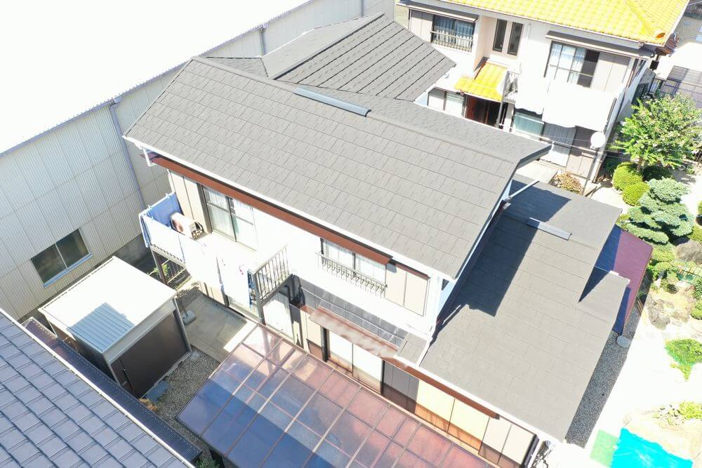施工後(屋根) 2 (2) (1) 外壁塗装 屋根カバー工事 無機塗料 リペイント匠