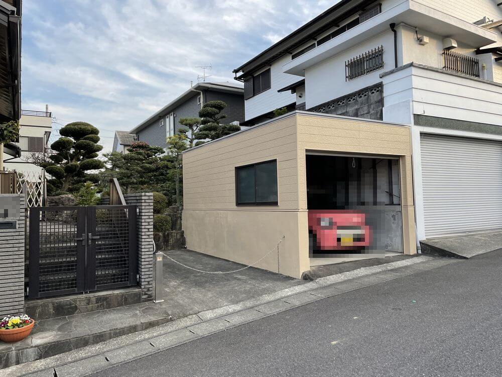 車庫施工後2 (1) 津市 外壁塗装 リペイント匠