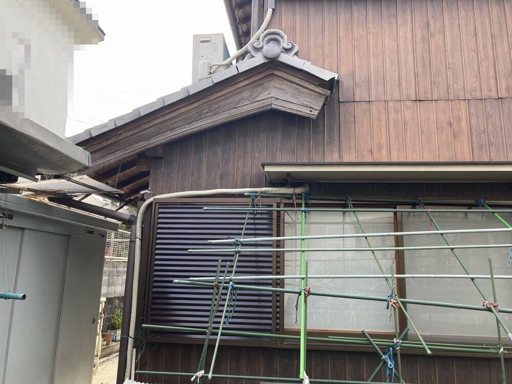 施工前(付帯部) (1) 伊賀・名張市 外壁塗装 リペイント匠