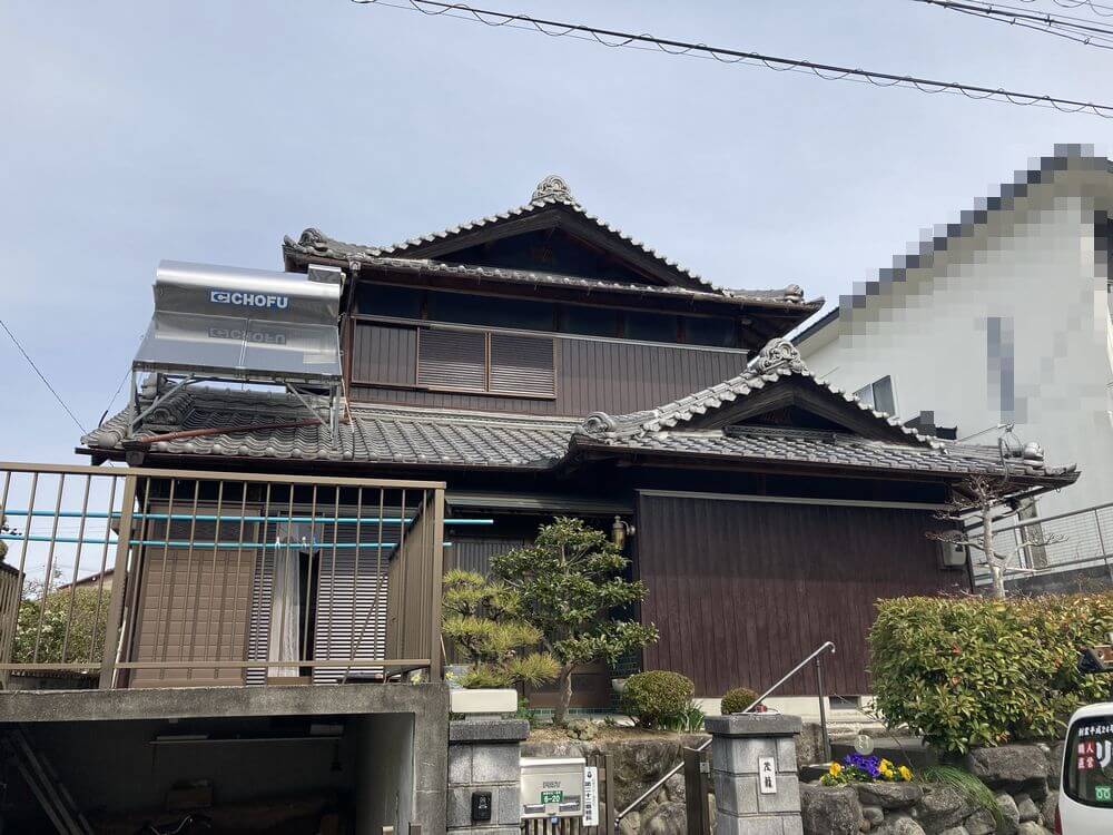 正面外観(施工前) (1) (1) 伊賀・名張市 外壁塗装 リペイント匠