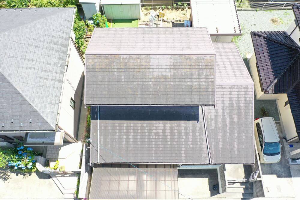 施工前(屋根) 2 (3) (1) 伊賀・名張市 屋根工事 リペイント匠