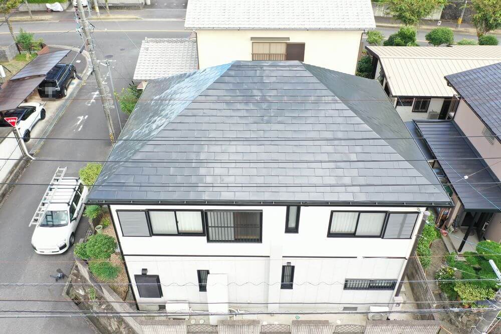 施工後(屋根) 3 (4) (1) 名張・伊賀市 外壁塗装 リペイント匠