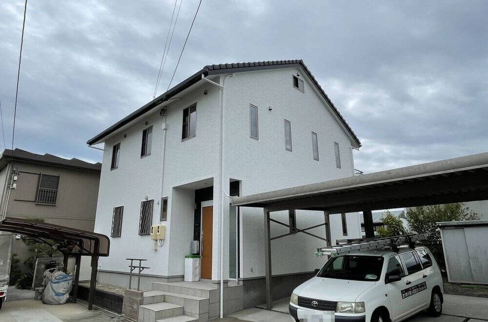 津市の外壁塗装をリペイント匠が施工した写真