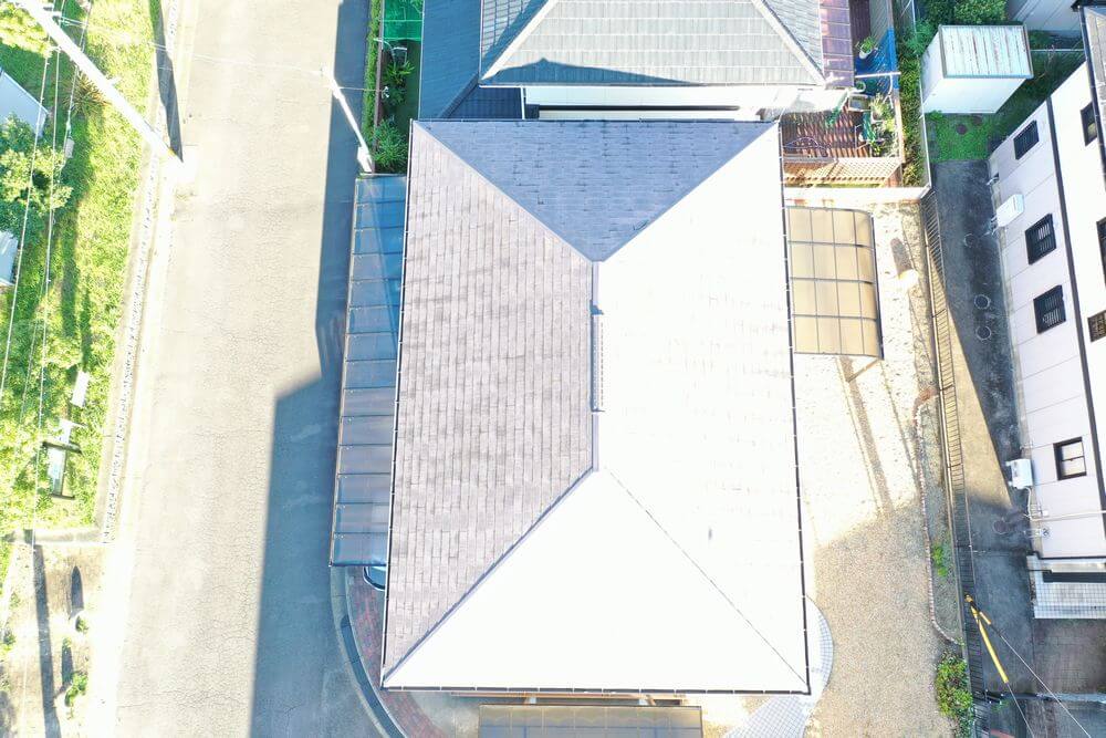 屋根カバー工法 施工前2 (1) (1) 津市 屋根工事 リペイント匠