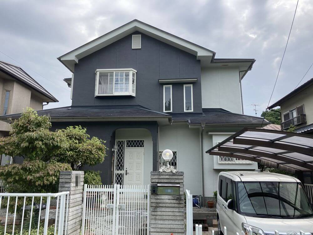名張市|ツートンカラーでシックな印象に|提案して頂いたお色にして大正解