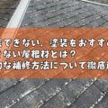 塗装できない屋根