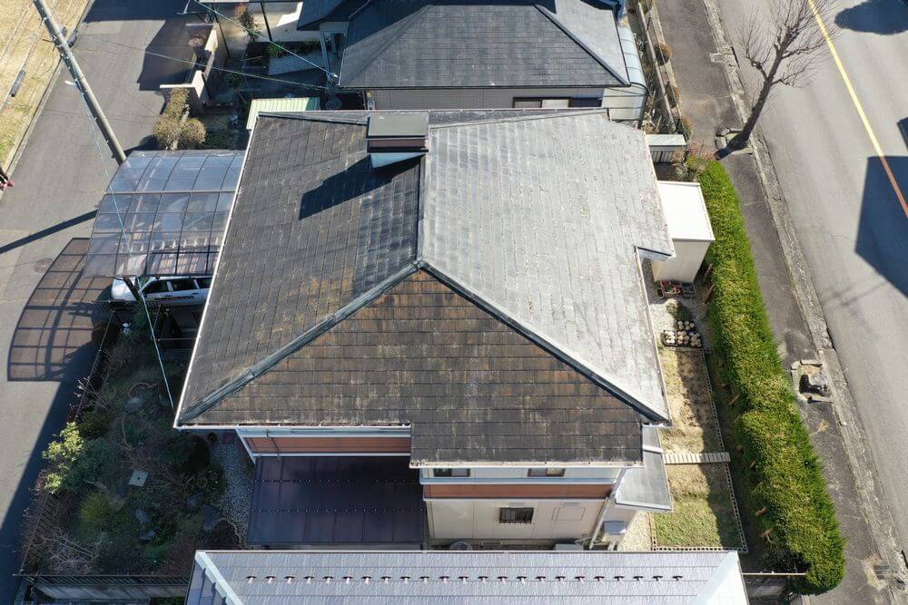 施工前(屋根) 4 (1) 伊賀市 外装塗装 リペイント匠