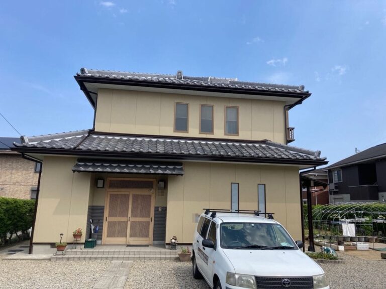 津市│三交ホームの住宅を上品に塗装│挨拶が気持ちよかったです