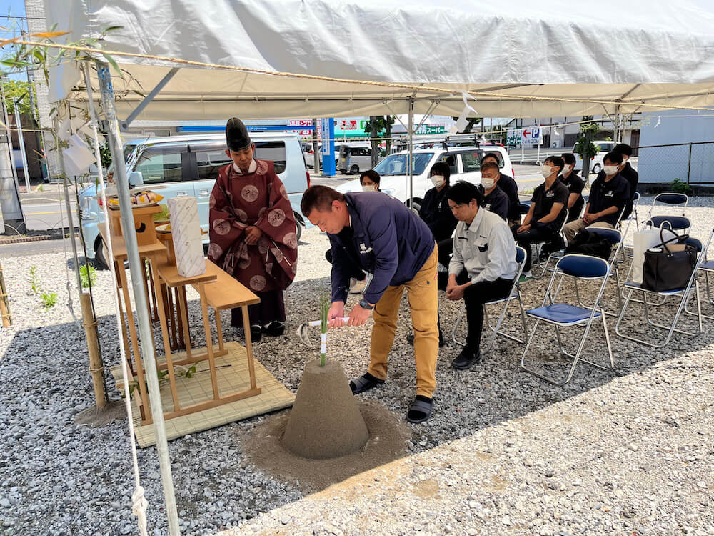 リペイント匠四日市店地鎮祭