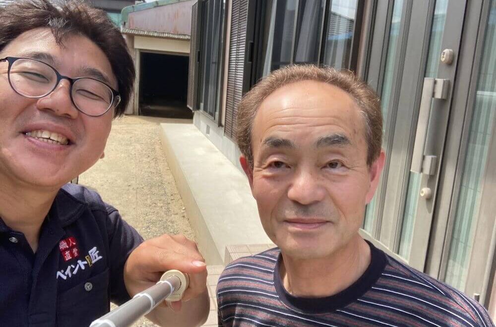 松阪市｜モカ色で優しく外壁塗装│ご近所さんにも大評判です