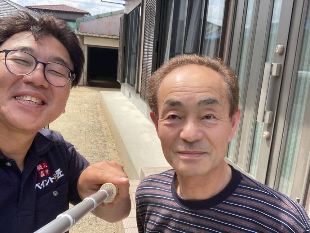 松阪市|モカ色で優しく外壁塗装│ご近所さんにも大評判です