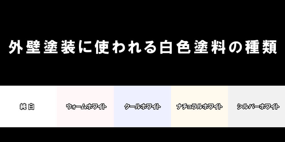 外壁塗装　ホワイト　白