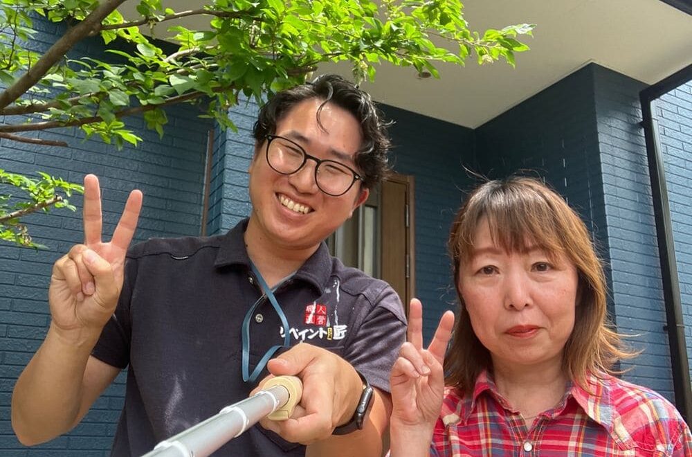 鈴鹿市│オシャレなネイビー色で塗り替え│とても気に入っています