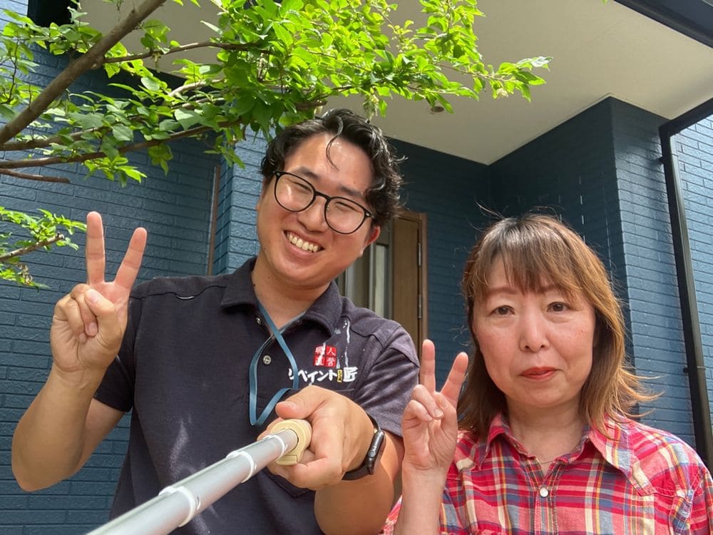 鈴鹿市│オシャレなネイビー色で塗り替え│とても気に入っています