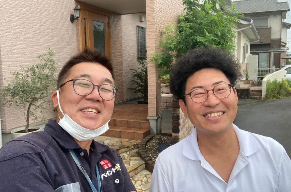 松阪市│タマホームの住宅を優しい色ツートン│施工中気持ちよく過ごせました