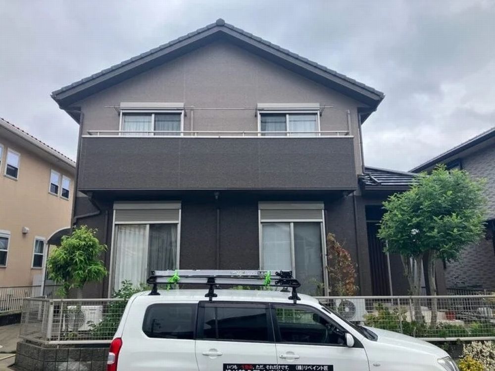 津市│タマホームの住宅をシックなツートンに│皆さんが懇切丁寧に対応でした