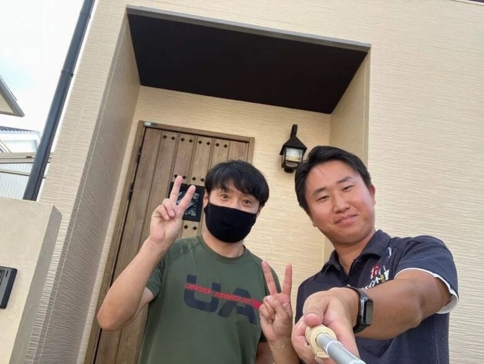 亀山市│塗装でモダンなツートンに一新│次も必ず匠さんにお願いします