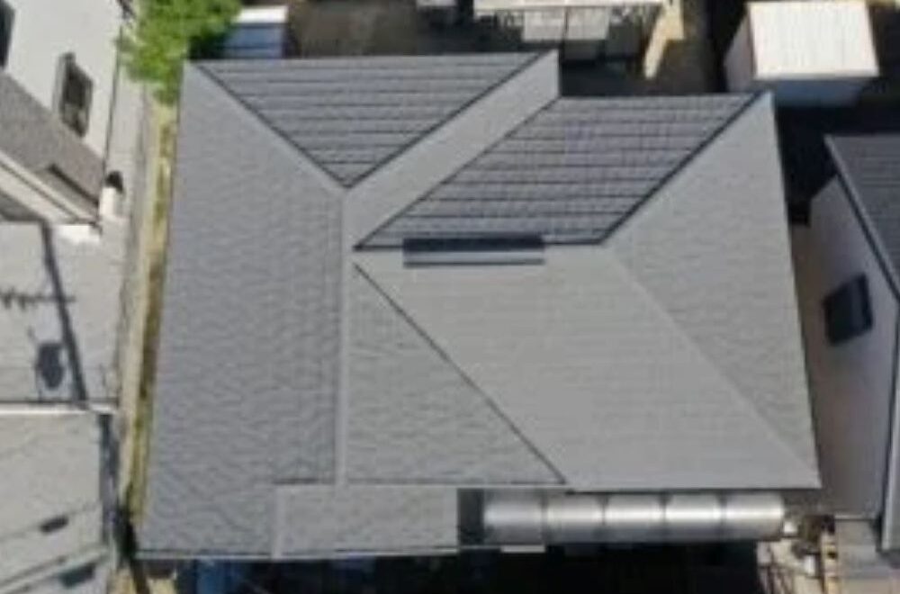 桑名市で屋根工事をリペイント匠が施工した写真