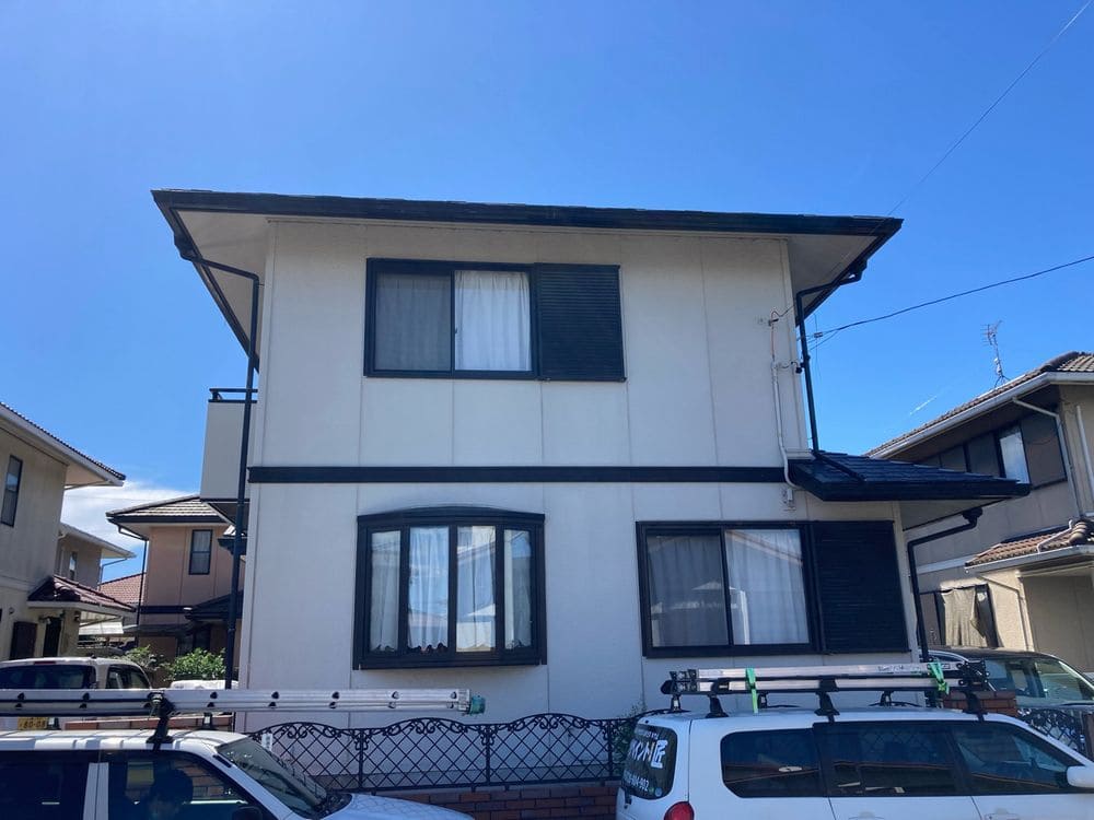 津市│ダイワハウスの住宅をホワイトで外壁塗装│長持ちする上品な仕上がり