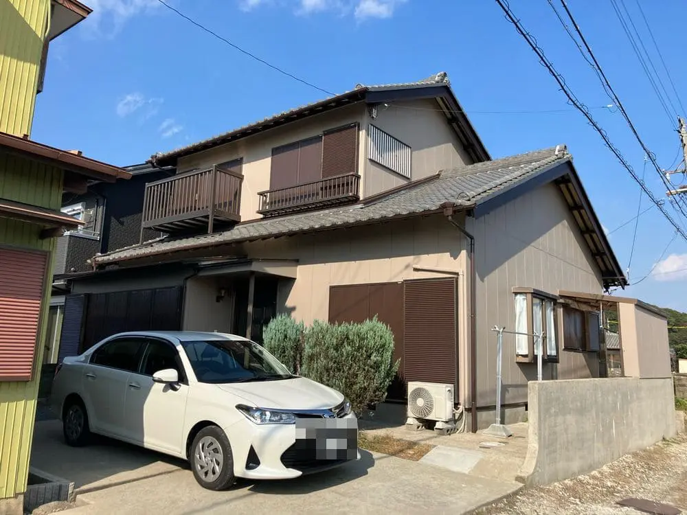 津市|優しいお色に外壁塗装│塗装でこれだけ良くなるのが感動しました