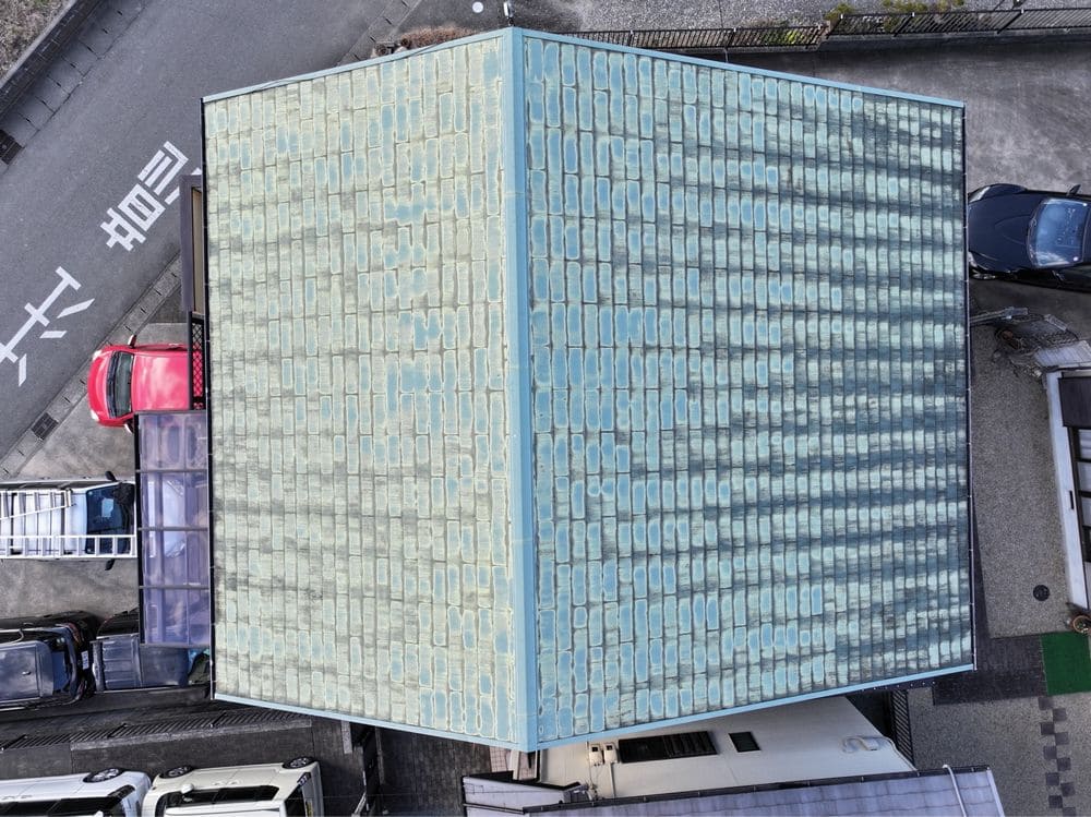 U様(津)施工前_屋根全体 津市の外壁塗装、防水工事をリペイント匠が施工した写真