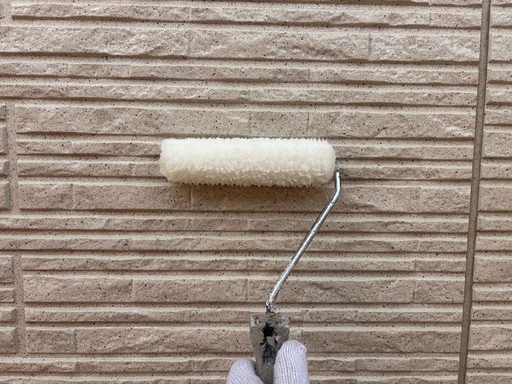 S様(津市久居新町)外壁(上塗り1) 津市の外壁塗装をリペイント匠が施工した写真